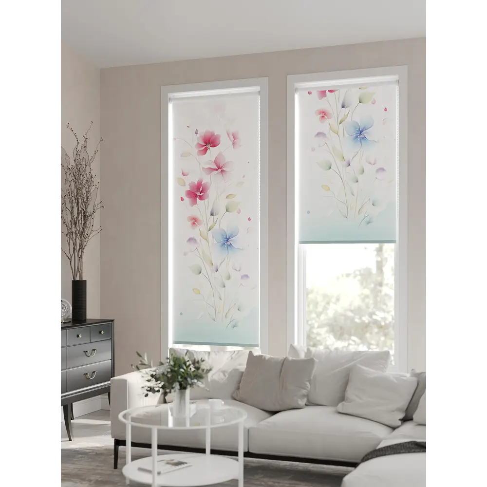 Фото 2 Рулонная штора At home Фликрионт 62x170 см цвет белый/синий/розовый/бирюзовый Фото 2 Рулонная штора At home Фликрионт 62x170 см цвет белый/синий/розовый/бирюзовый