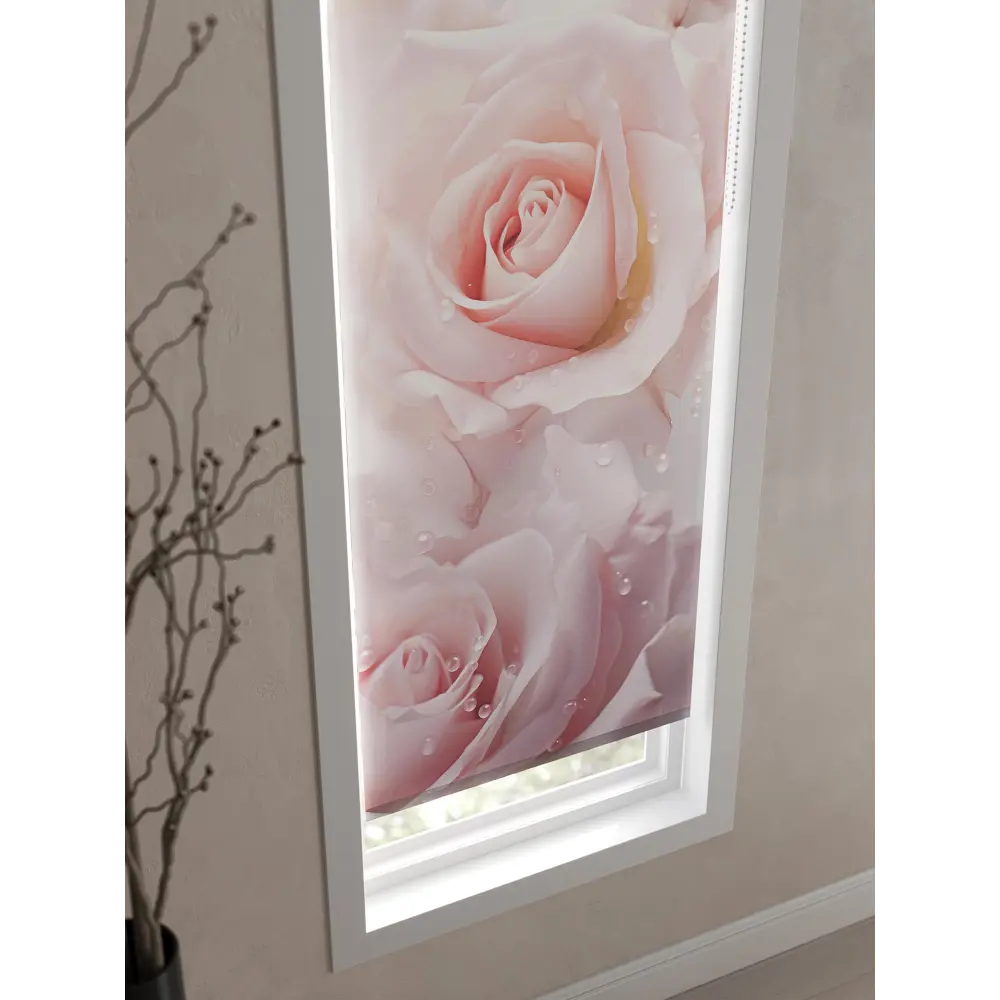 Фото 4 Рулонная штора At home Стеника 52x170 см цвет бежевый/розовый/оранжевый Фото 4 Рулонная штора At home Стеника 52x170 см цвет бежевый/розовый/оранжевый