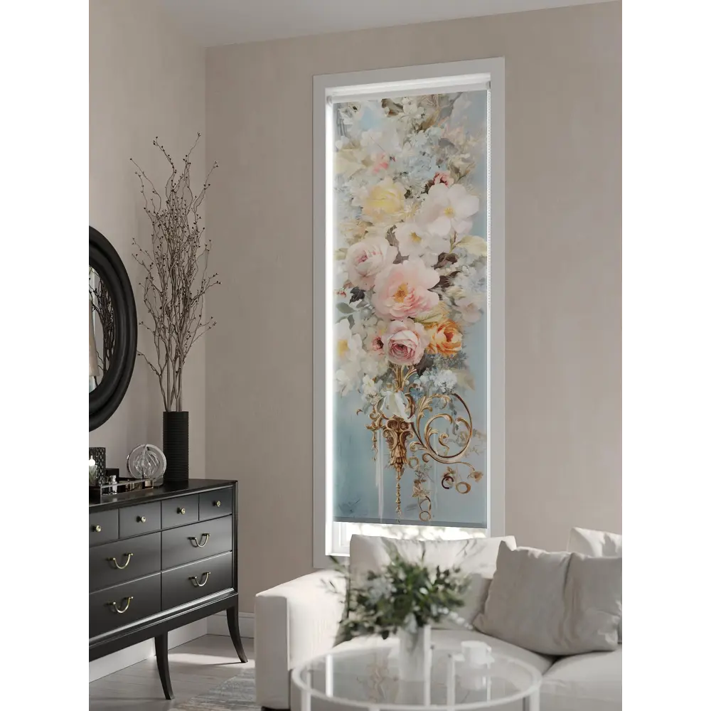 Фото 2 Рулонная штора At home Бетта 62x170 см цвет бежевый/золотой/серый/белый/коричневый Фото 2 Рулонная штора At home Бетта 62x170 см цвет бежевый/золотой/серый/белый/коричневый