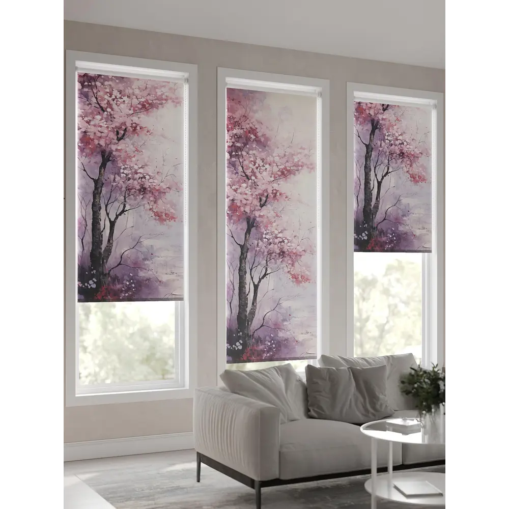 Фото 3 Рулонная штора At home Фореста 62x170 см цвет розовый/фиолетовый Фото 3 Рулонная штора At home Фореста 62x170 см цвет розовый/фиолетовый