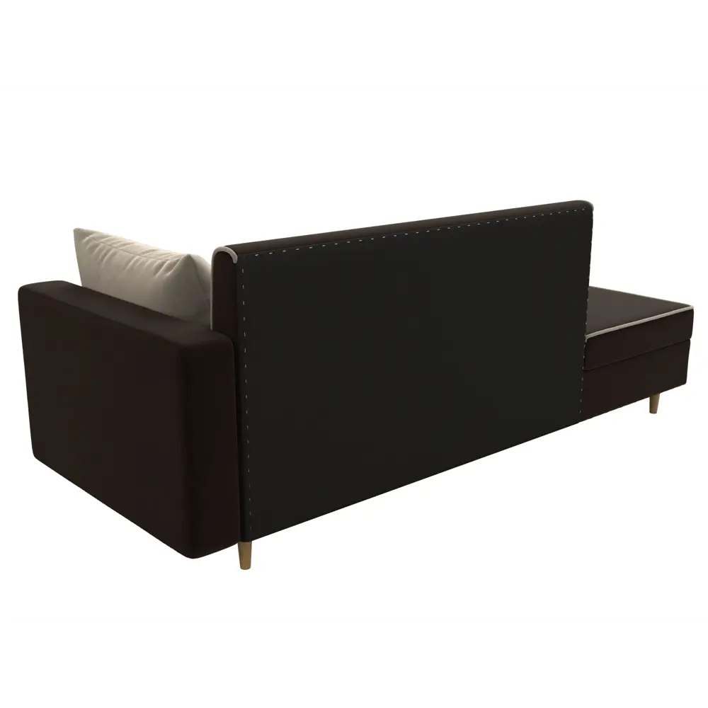 Фото 6 Диван Лига Диванов Селена 105230 214x83x85 см вельвет цвет коричневый Фото 6 Диван Лига Диванов Селена 105230 214x83x85 см вельвет цвет коричневый