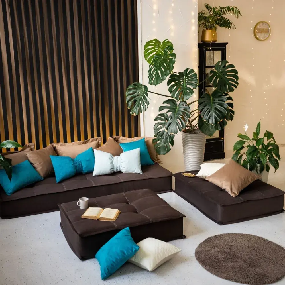 Фото 6 Диван-кровать Miella Lora short 200x23x180 см пенополиуретан цвет коричневый/карамельный Фото 6 Диван-кровать Miella Lora short 200x23x180 см пенополиуретан цвет коричневый/карамельный