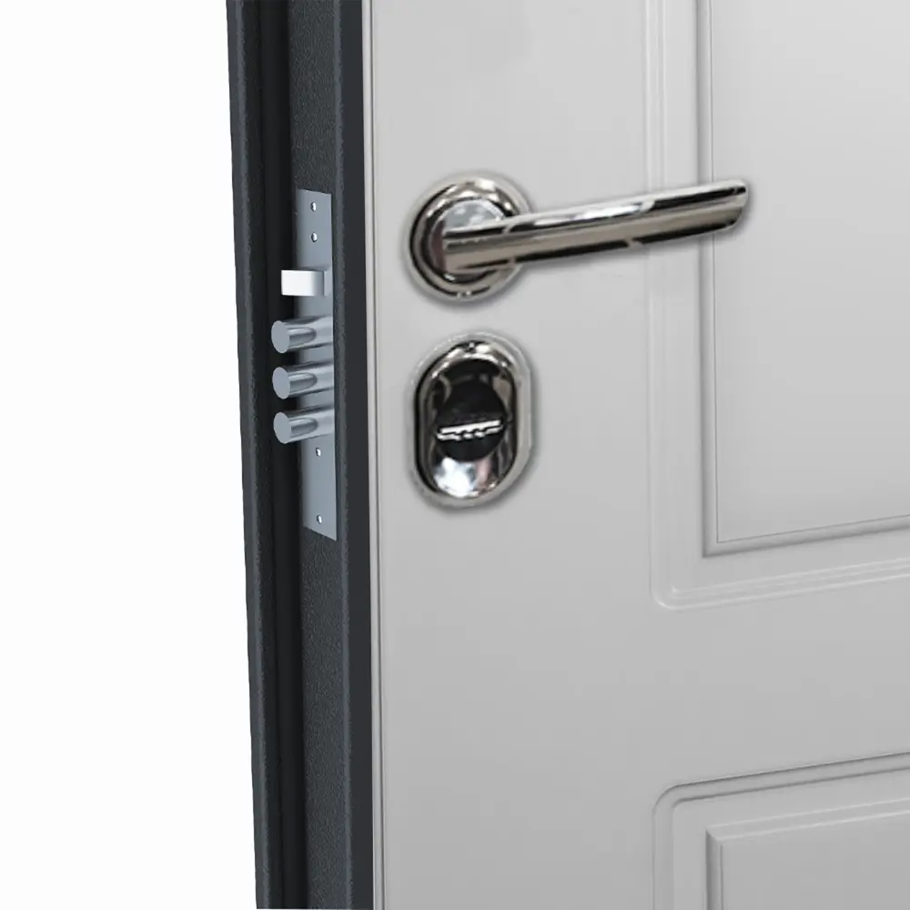 Фото 5 Дверь входная металлическая Профи 1Ф 96x205 см левая белый