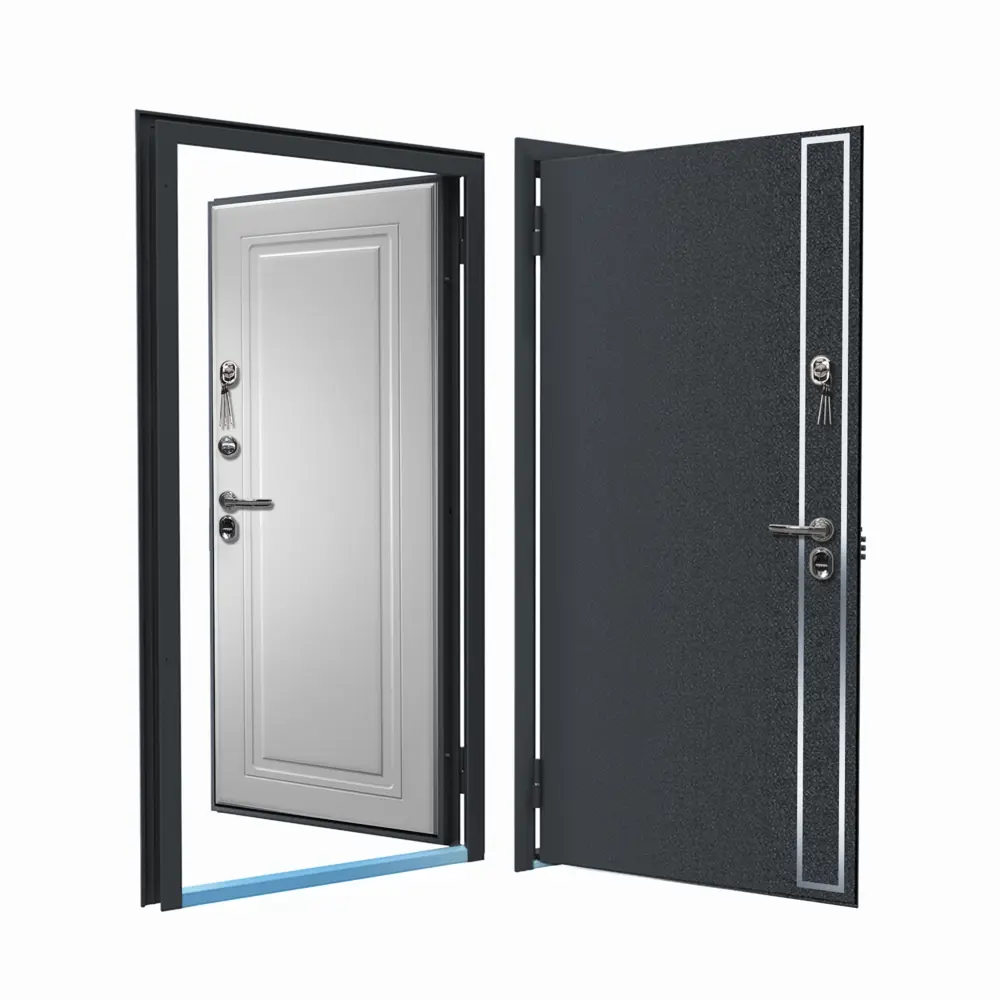 Фото 2 Дверь входная металлическая Профи 1Ф 96x205 см левая белый