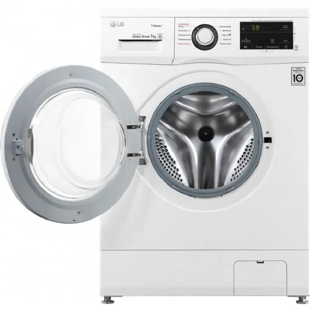 Фото 3 Стиральная машина Lg F2j3hs0w 60x85x44 см 7 кг цвет белый Фото 3 Стиральная машина Lg F2j3hs0w 60x85x44 см 7 кг цвет белый