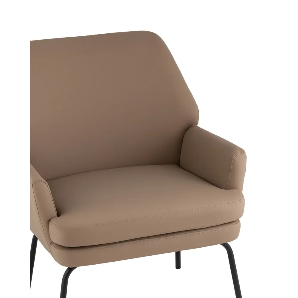 Фото 3 Кресло Stool group Харви 68x82x76 см ткань цвет коричневый Фото 3 Кресло Stool group Харви 68x82x76 см ткань цвет коричневый