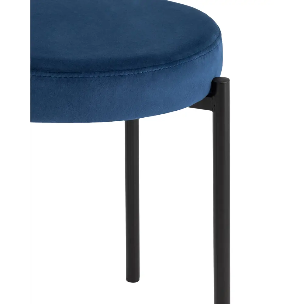 Фото 6 Табурет Stool group Рио 47x46x47 см велюр цвет синий Фото 6 Табурет Stool group Рио 47x46x47 см велюр цвет синий