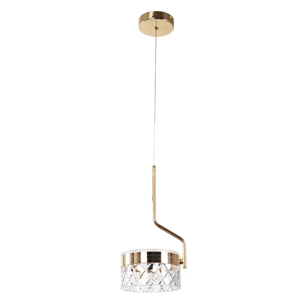 Фото Люстра подвесная светодиодная Arte lamp Mosaic с пультом управления 2 м² нейтральный белый свет цвет золото Фото Люстра подвесная светодиодная Arte lamp Mosaic с пультом управления 2 м² нейтральный белый свет цвет золото