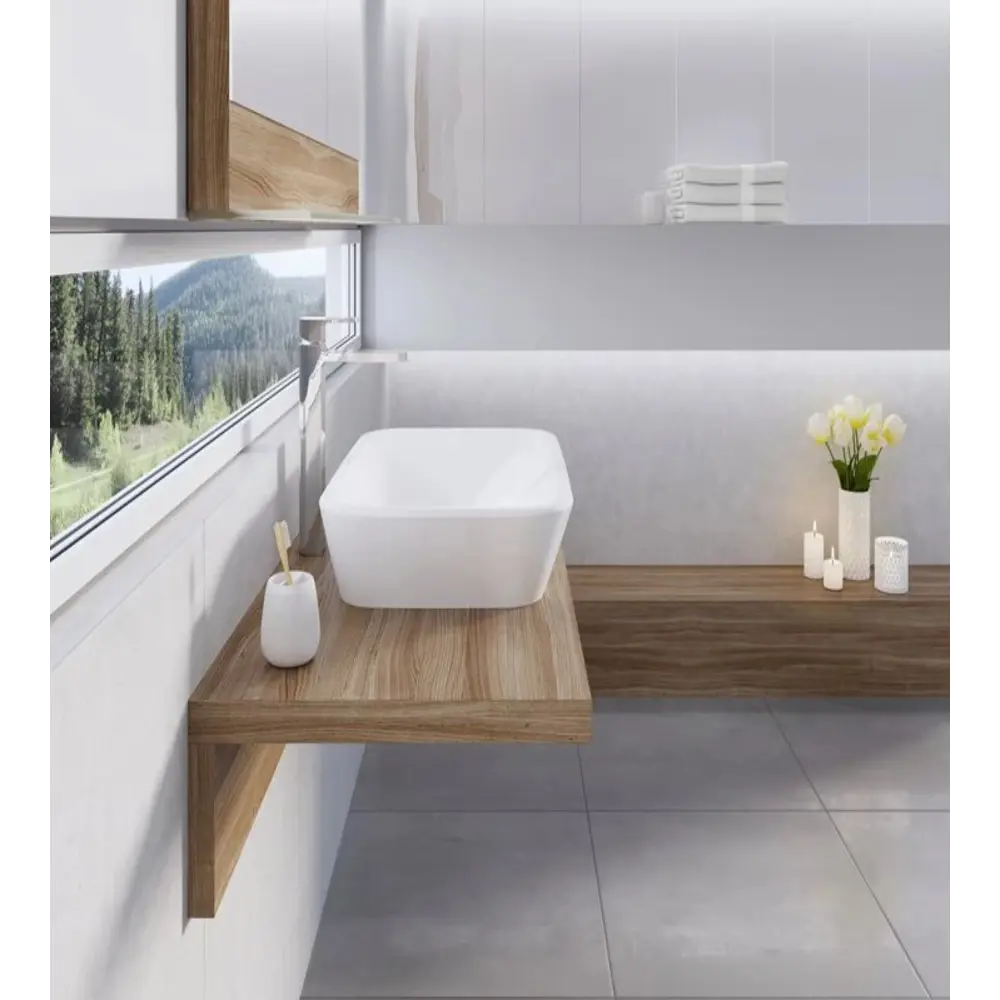 Фото 2 Раковина накладная Ravak Ceramic 60x40 цвет белый 00000060524 Фото 2 Раковина накладная Ravak Ceramic 60x40 цвет белый 00000060524