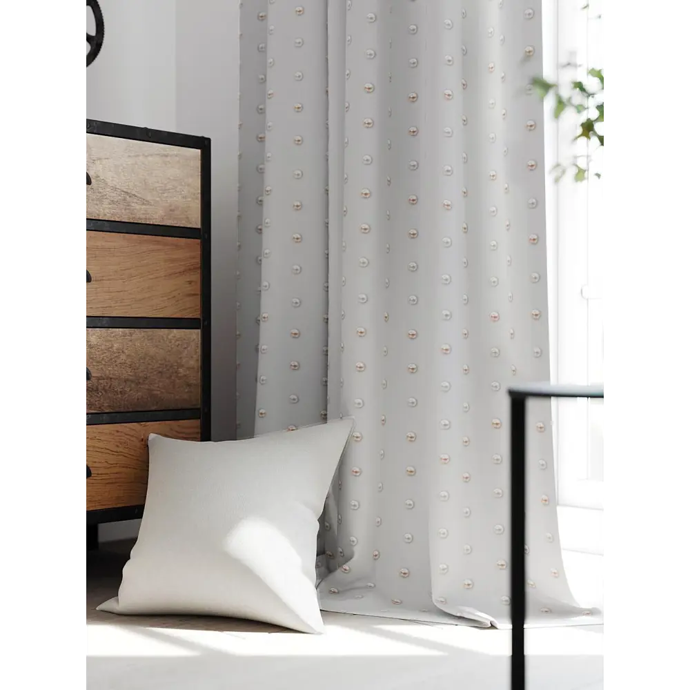 Фото 6 Комплект штор на шторной ленте Comfy Way Марбилс 150x300 см цвет бежевый Фото 6 Комплект штор на шторной ленте Comfy Way Марбилс 150x300 см цвет бежевый