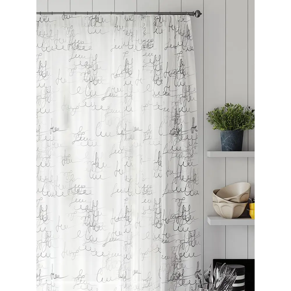 Фото 3 Тюль на шторной ленте Comfy Way Линфорт - 722 300x150 см цвет белый Фото 3 Тюль на шторной ленте Comfy Way Линфорт - 722 300x150 см цвет белый
