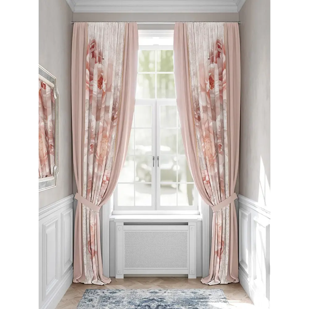 Фото 3 Комплект штор на шторной ленте Comfy Way Фиревирс 150x270 см цвет розовый Фото 3 Комплект штор на шторной ленте Comfy Way Фиревирс 150x270 см цвет розовый