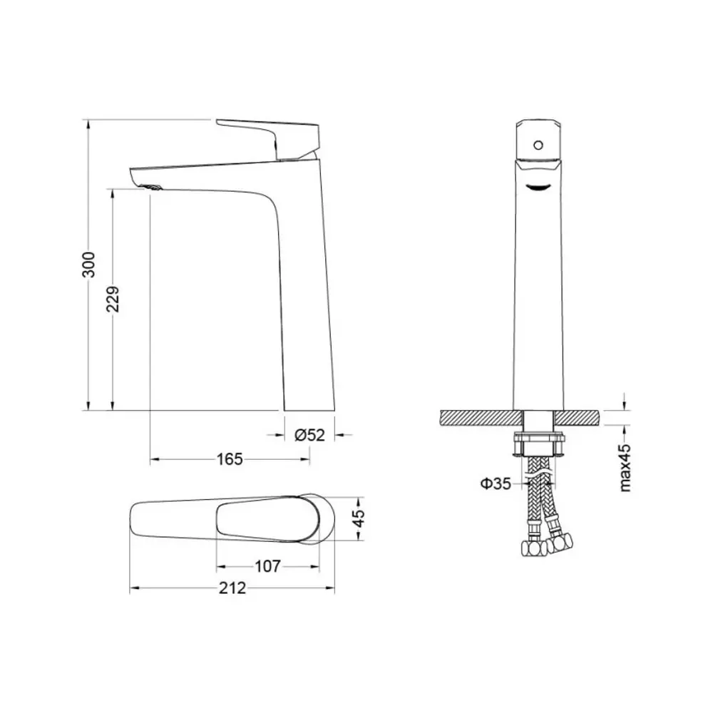 Фото 3 Смеситель для раковины Aquatek Бетта 00000135101