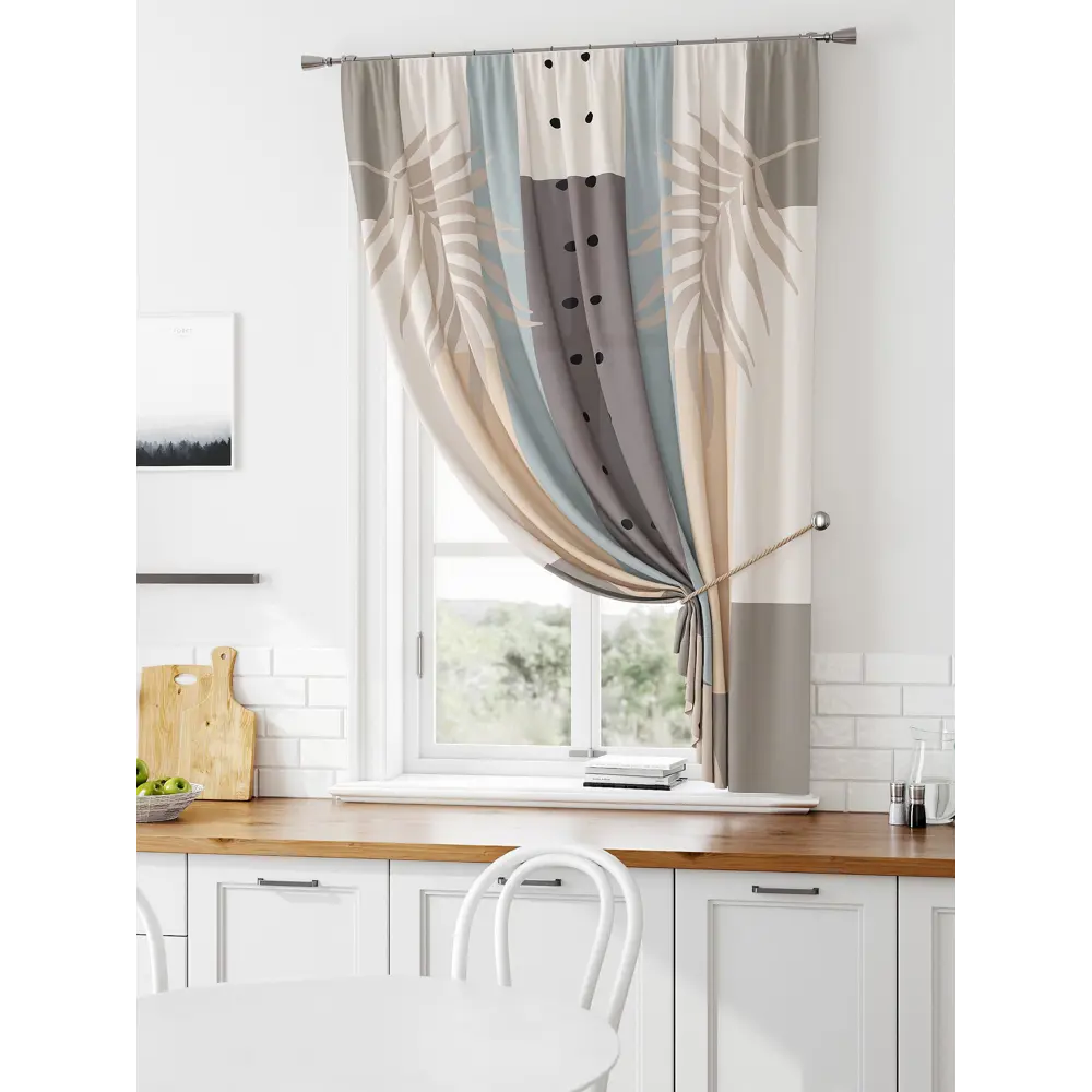 Фото Штора на ленте Comfy Way Лимират габардин 150x160 см цвет коричневый CW935065