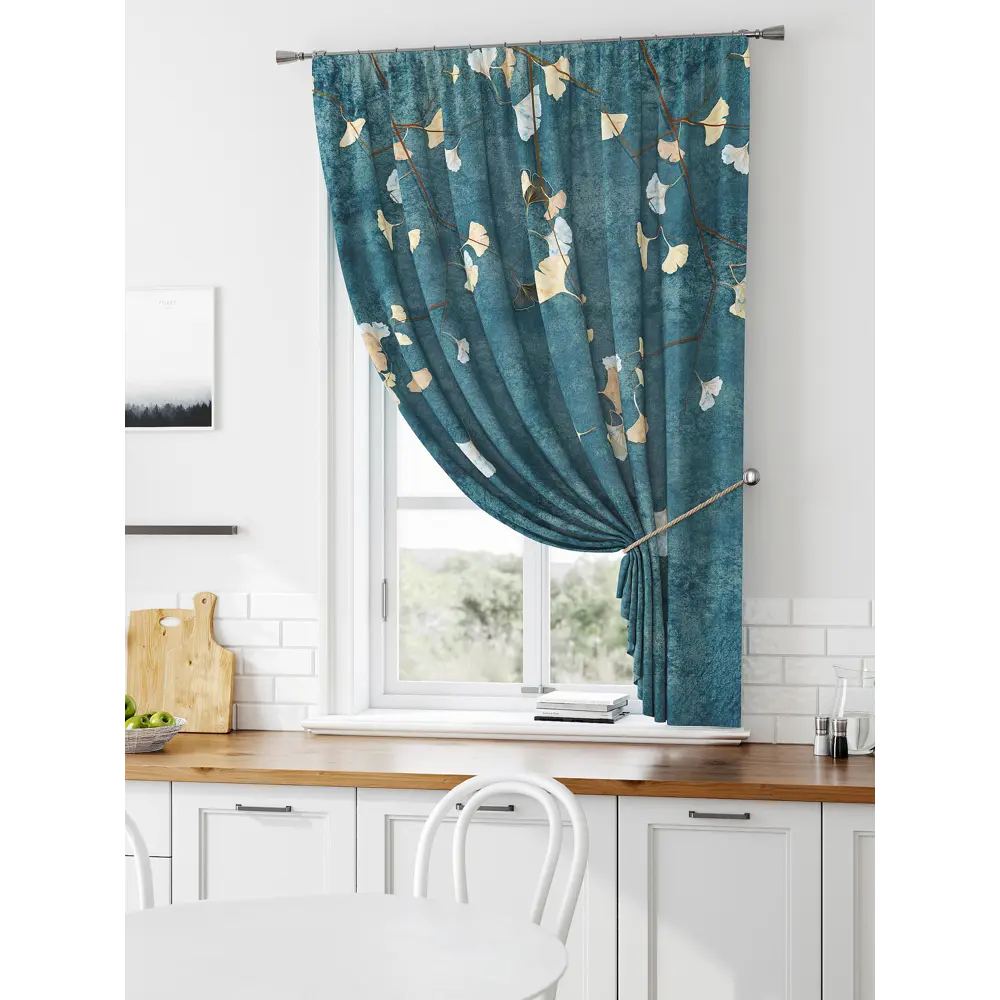 Фото Штора на ленте Comfy Way Лимират габардин 150x160 см цвет белый CW935074