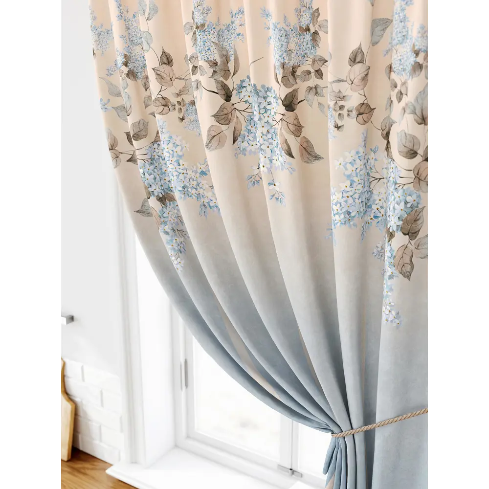 Фото 3 Штора на ленте Comfy Way Лимират габардин 150x160 см цвет коричневый CW935085