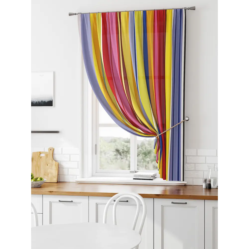 Фото Штора на ленте Comfy Way Лимират габардин 150x160 см цвет зеленый CW935171