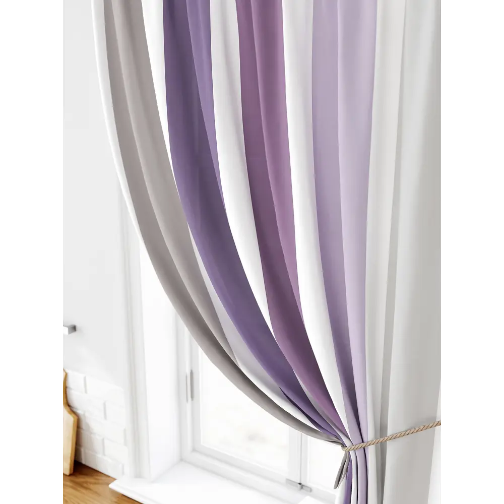 Фото 3 Штора на ленте Comfy Way Лимират габардин 150x160 см цвет коричневый CW935198