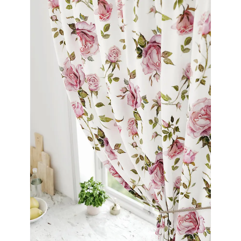 Фото 3 Штора на ленте Comfy Way Ролтин габардин 150x170 см цвет зеленый CW936126