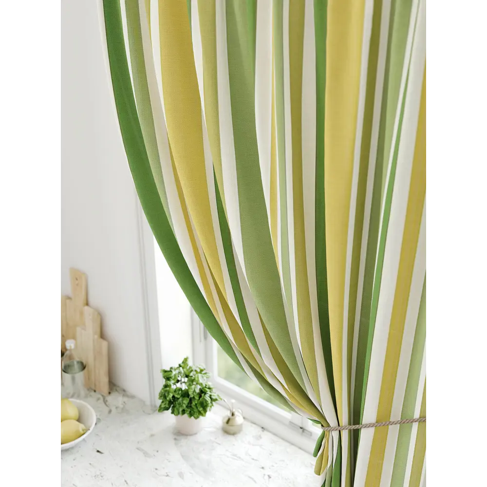 Фото 3 Штора на ленте Comfy Way Ролтин габардин 150x170 см цвет зеленый CW936184