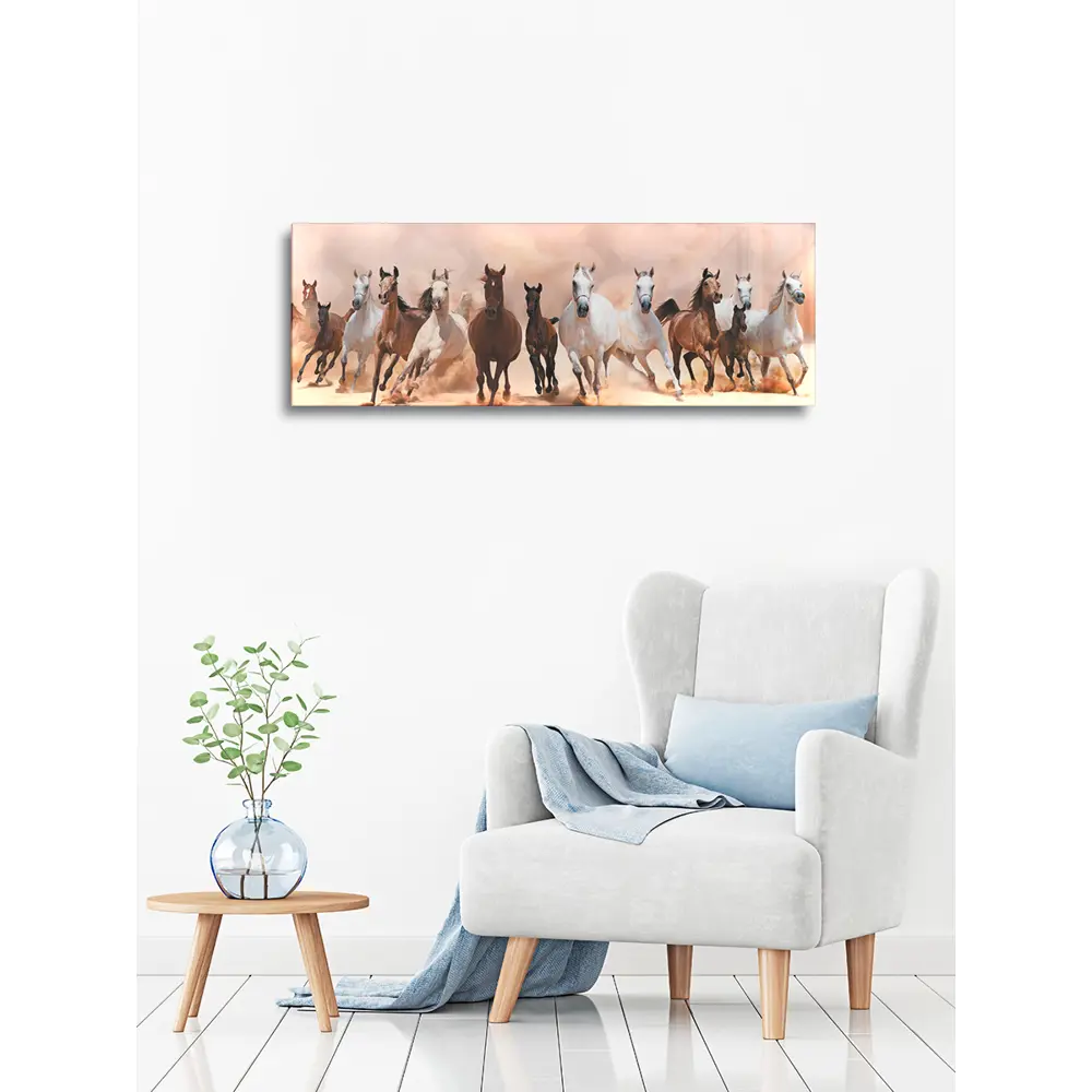 Фото 6 Картина без рамки Postermarket Лошади 33x95 см Фото 6 Картина без рамки Postermarket Лошади 33x95 см