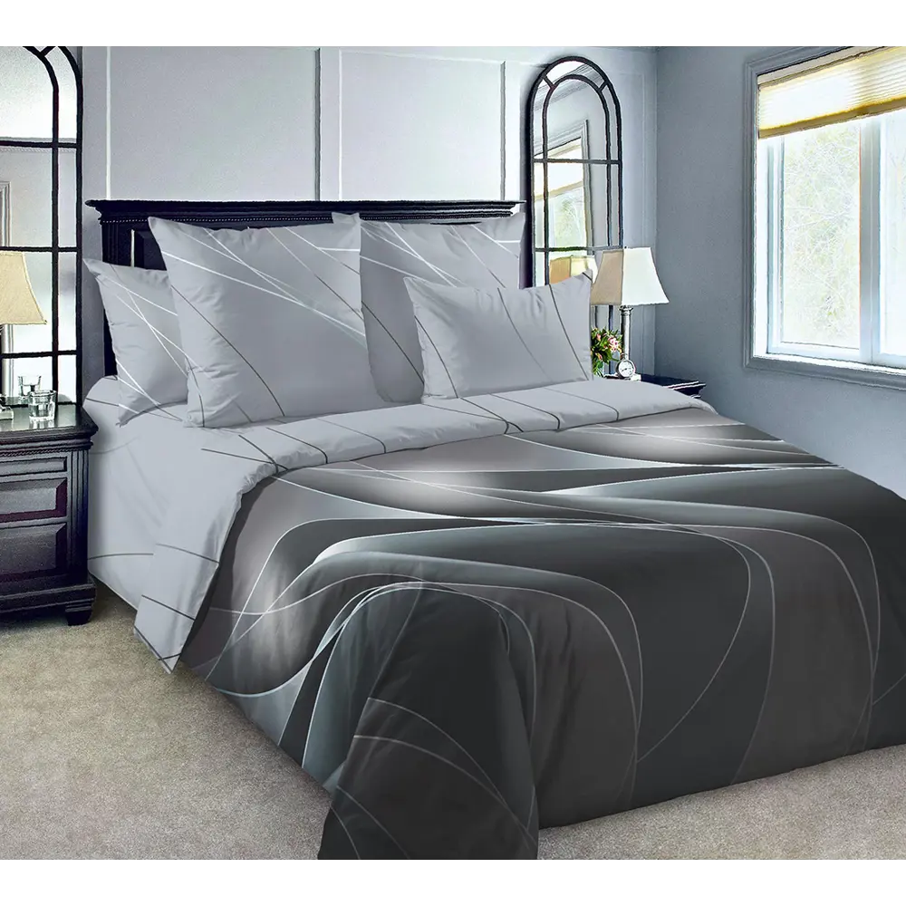 Фото Комплект постельного белья Home mercury Грильяж сатин 2-спальный наволочки 70x70 и 50x70- 4 шт цвет серый Фото Комплект постельного белья Home mercury Грильяж сатин 2-спальный наволочки 70x70 и 50x70- 4 шт цвет серый