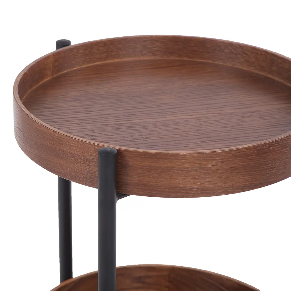 Фото 3 Журнальный столик круглый Мебелик 45.50x61.70 см цвет коричневый