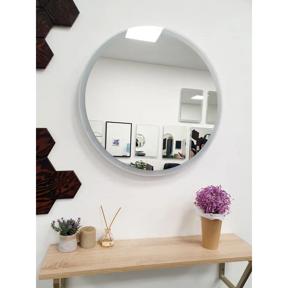 Фото 5 Зеркало для ванной Alfa mirrors Светлана 60 Svet-60h с подсветкой 60x60см Фото 5 Зеркало для ванной Alfa mirrors Светлана 60 Svet-60h с подсветкой 60x60см