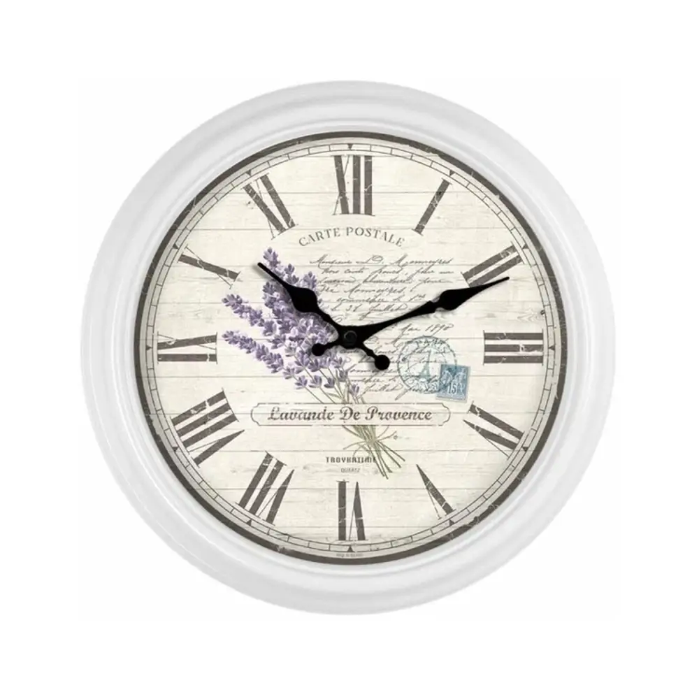 Фото Настенные часы круглые Troyka 88881897 31 см цвет белый Фото Настенные часы круглые Troyka 88881897 31 см цвет белый