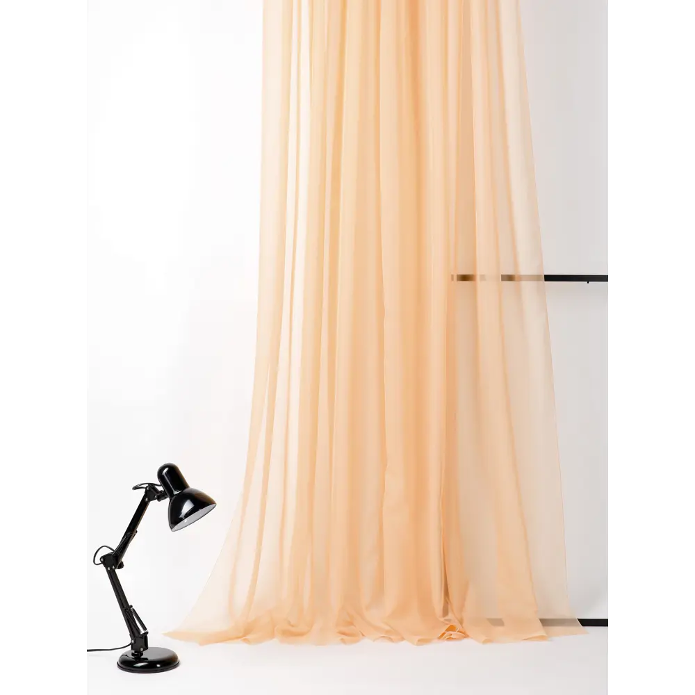 Фото 2 Тюль на ленте At Home Вита 150x280 см вуаль цвет золотой AA122885