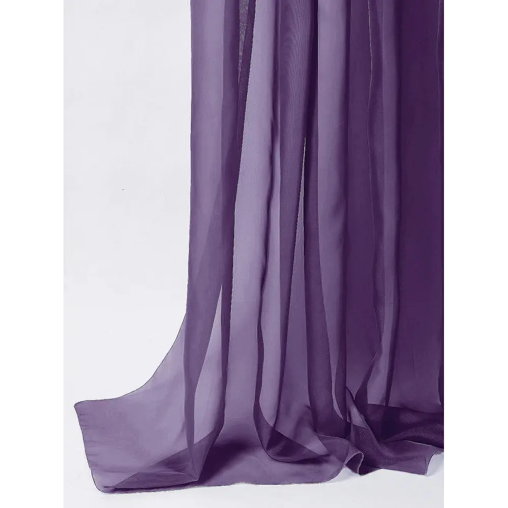 Фото 8 Тюль на ленте At Home Бушар 200x270 см вуаль цвет фиолетовый AA123610