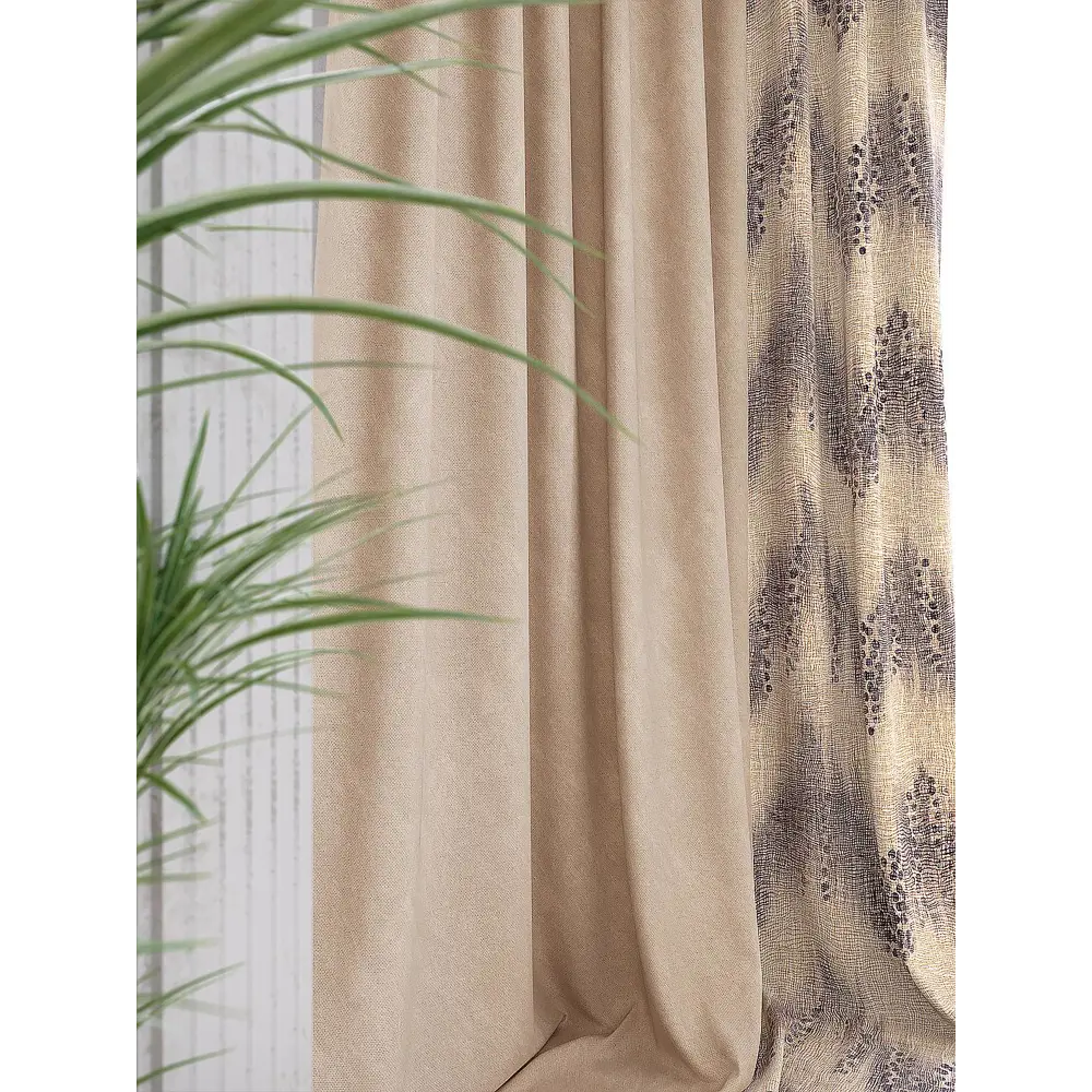 Фото 2 Комплект штор на ленте At Home Ромокрис 220x280 см репс цвет фиолетовый AA541050