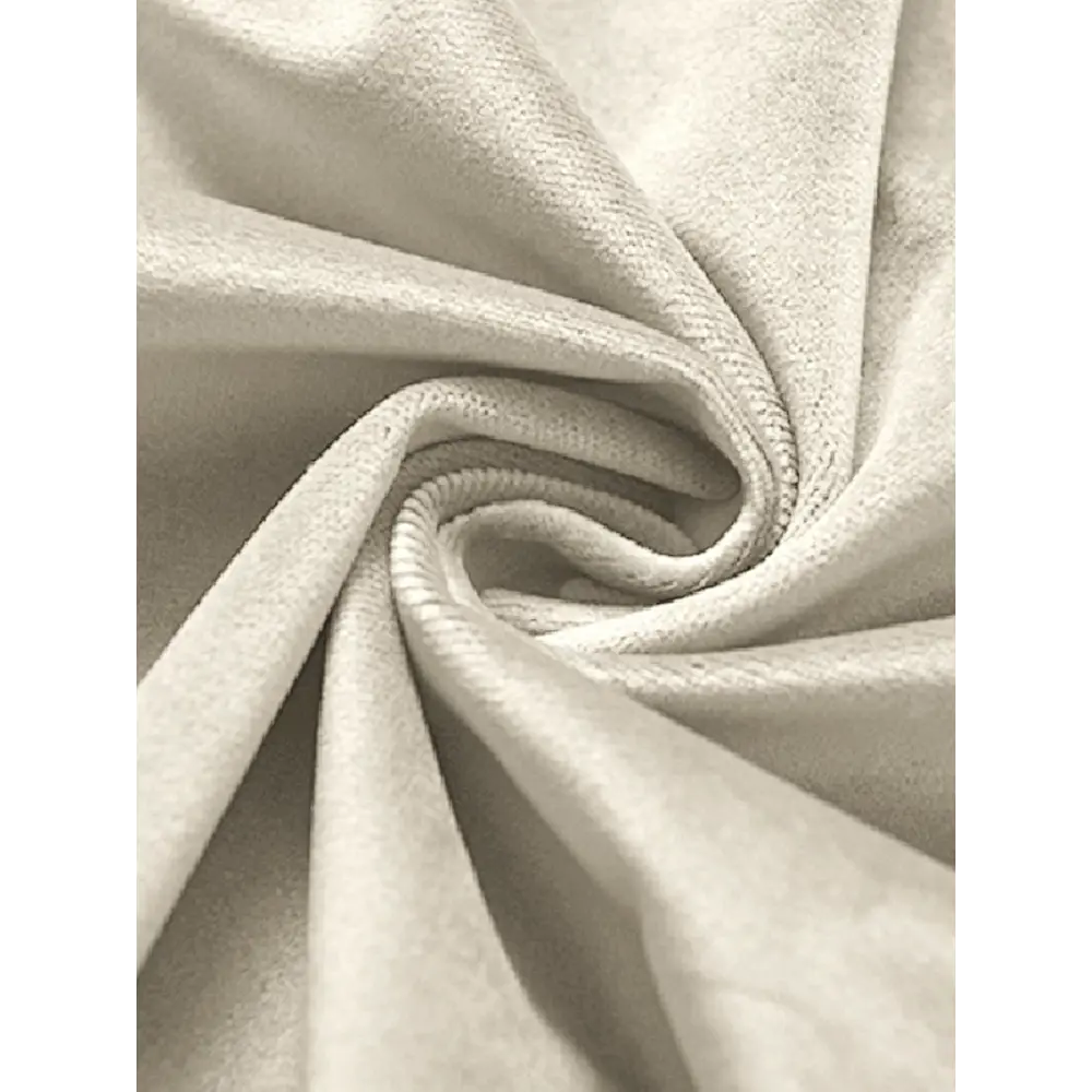 Фото 3 Комплект штор на ленте At Home Латойн 150x260 см бархат цвет белый AA213000-260