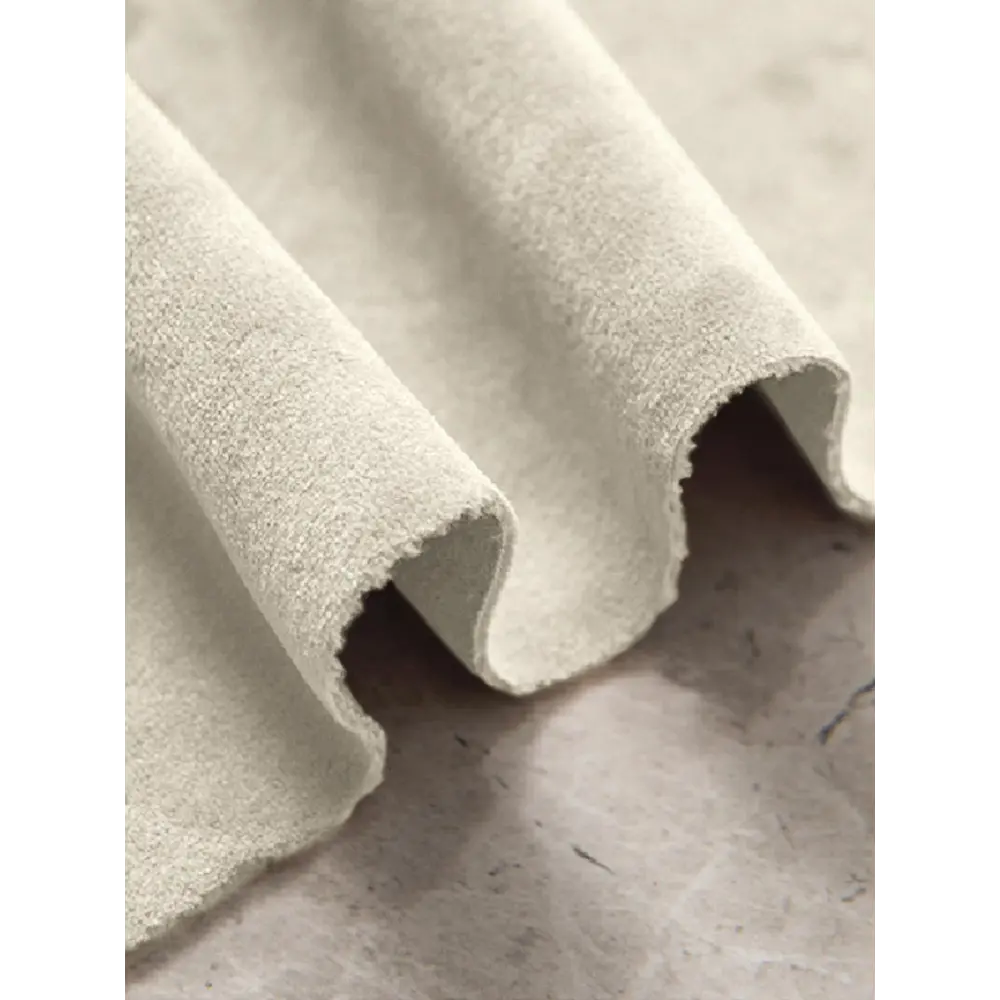 Фото 4 Комплект штор на ленте At Home Латойн 150x260 см бархат цвет белый AA213000-260