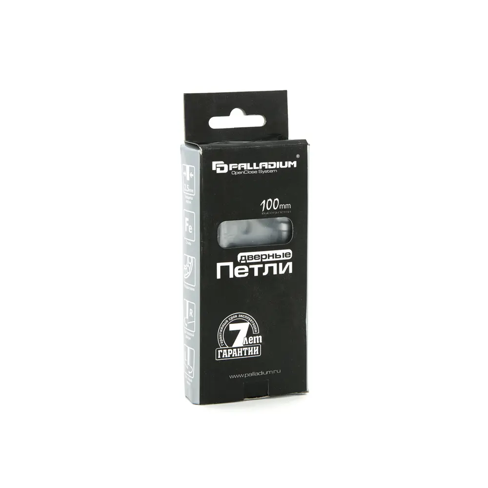 Фото 3 Петля дверная накладная Palladium 2BB-100 PC Фото 3 Петля дверная накладная Palladium 2BB-100 PC