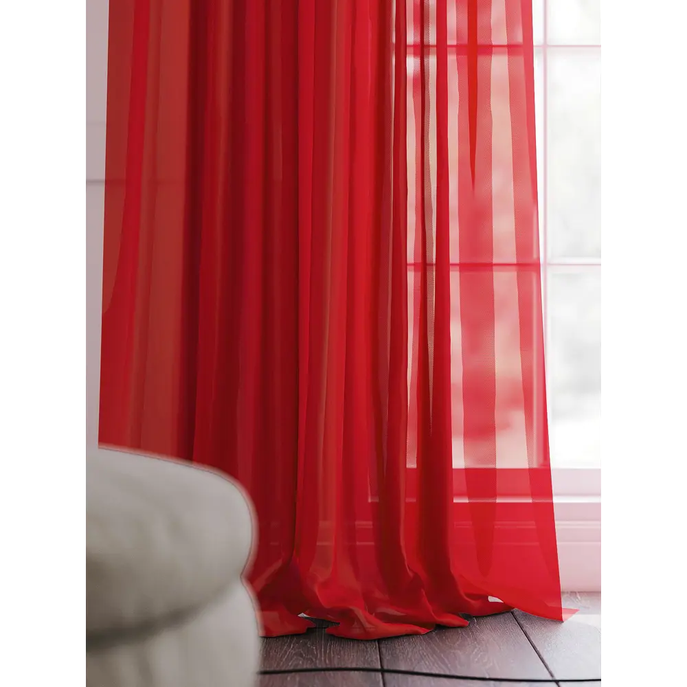Фото 9 Тюль на ленте вуаль At Home Вело 300x260 см цвет розовый AA124193 Фото 9 Тюль на ленте вуаль At Home Вело 300x260 см цвет розовый AA124193