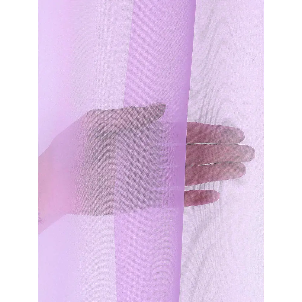 Фото 3 Тюль на ленте вуаль At Home Музия 300x310 см цвет фиолетовый AA125264
