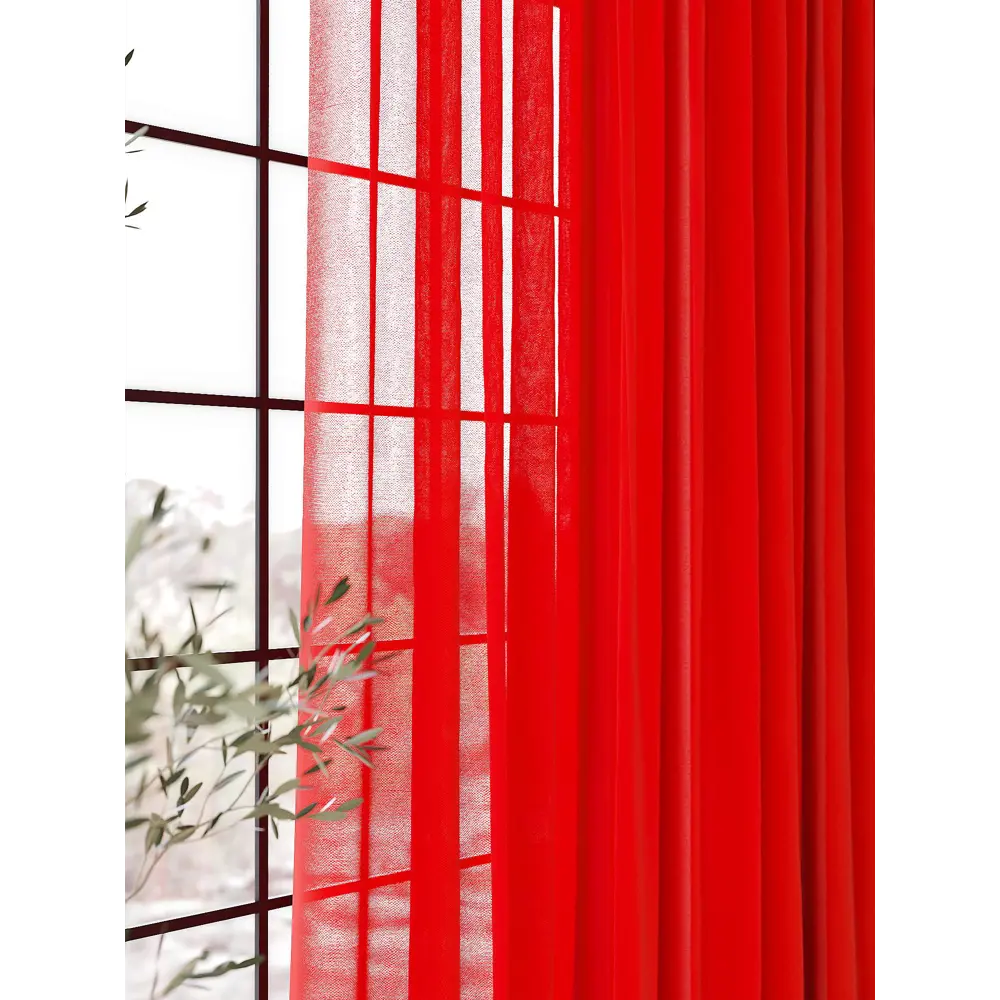 Фото 7 Тюль на ленте вуаль At Home Дориди 300x340 см цвет красный AA125308 Фото 7 Тюль на ленте вуаль At Home Дориди 300x340 см цвет красный AA125308