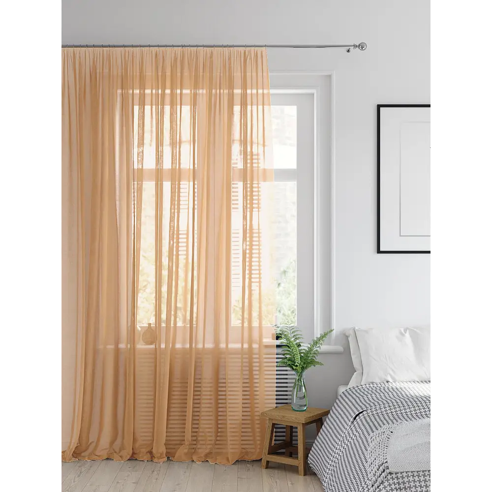 Фото 2 Тюль на ленте вуаль At Home Бартоми 400x280 см цвет красный AA123446 Фото 2 Тюль на ленте вуаль At Home Бартоми 400x280 см цвет красный AA123446