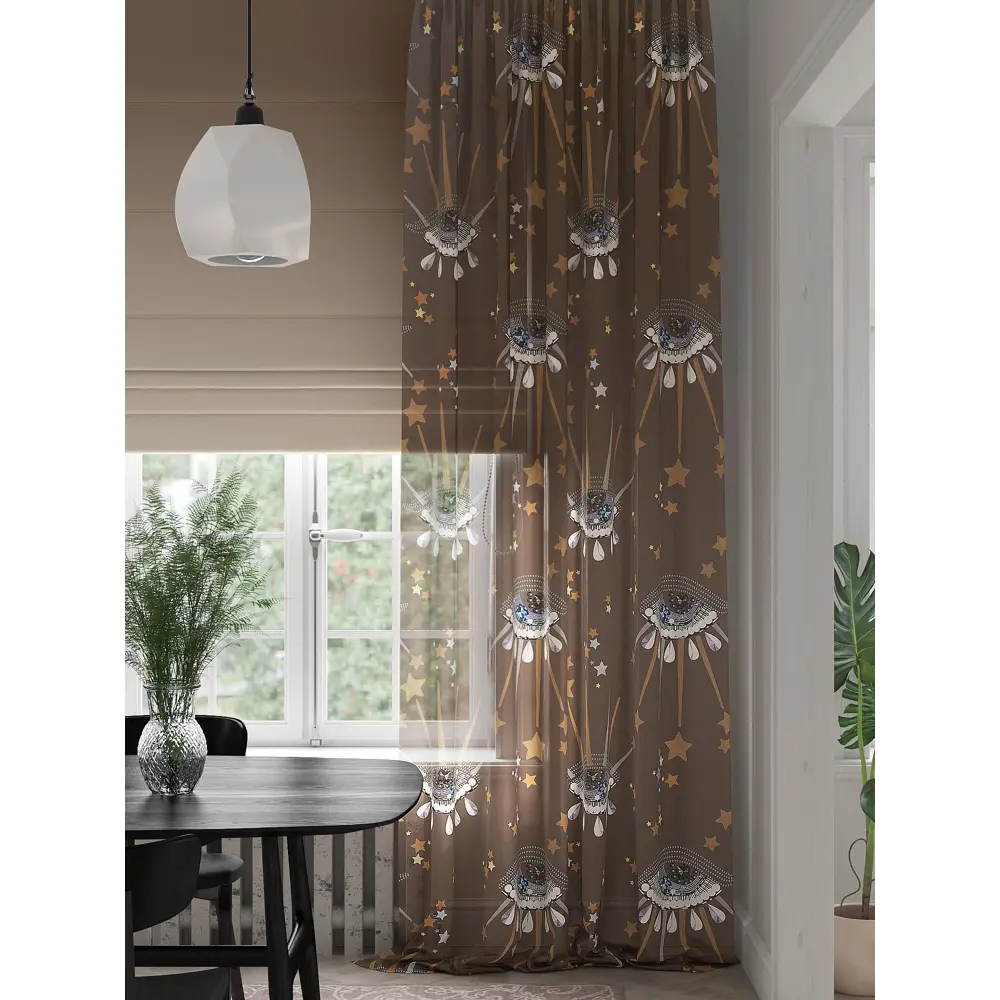 Фото 4 Тюль на ленте вуаль At Home Колтерс 150x280 см цвет белый/синий/голубой AA974262 Фото 4 Тюль на ленте вуаль At Home Колтерс 150x280 см цвет белый/синий/голубой AA974262