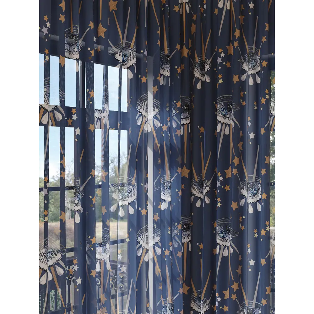 Фото 2 Тюль на ленте вуаль At Home Колтерс 150x280 см цвет серый AA974259 Фото 2 Тюль на ленте вуаль At Home Колтерс 150x280 см цвет серый AA974259