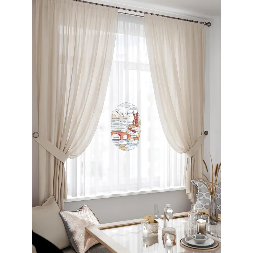 Фото 3 Тюль на ленте вуаль Helga Шенирокс 300x180 см цвет белый HH550238 Фото 3 Тюль на ленте вуаль Helga Шенирокс 300x180 см цвет белый HH550238