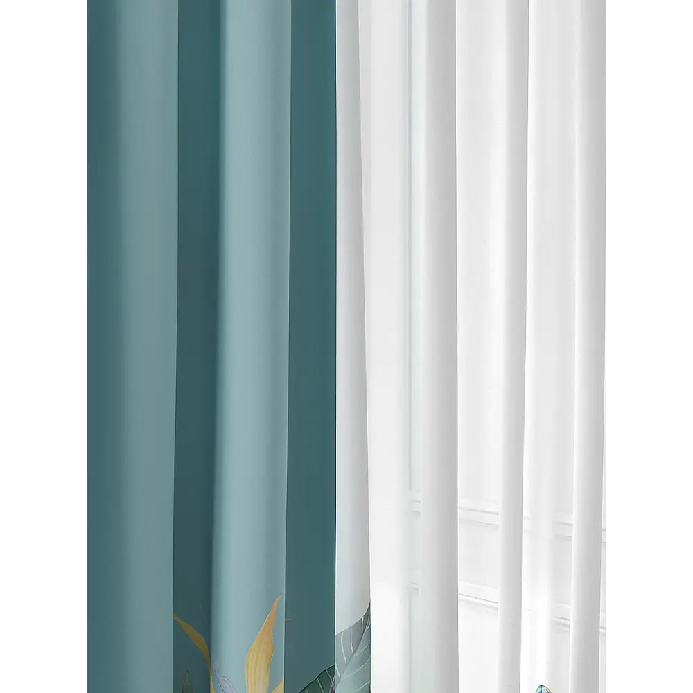 Фото 2 Комплект штор на ленте репс At Home Джамаи 150x280 см цвет синий/желтый/розовый/голубой/черный AA928100 Фото 2 Комплект штор на ленте репс At Home Джамаи 150x280 см цвет синий/желтый/розовый/голубой/черный AA928100