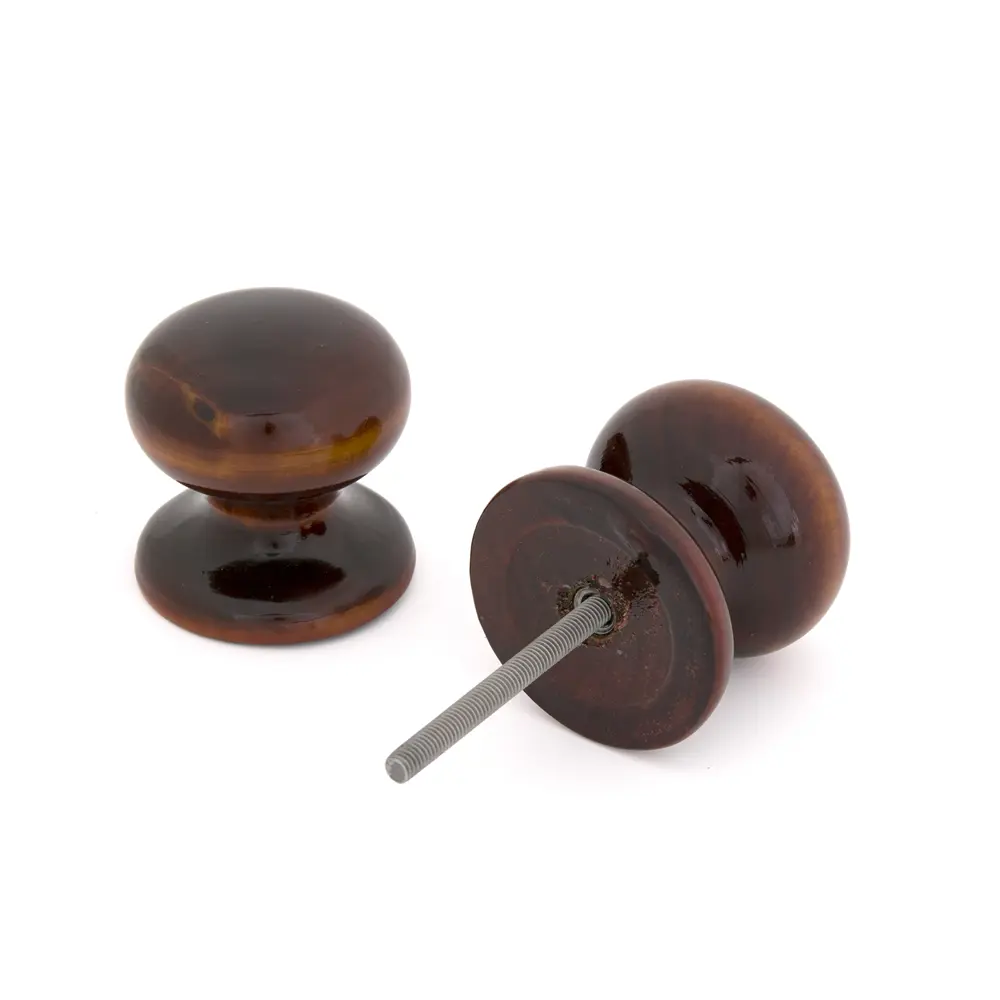 Фото 2 Ручка дверная деревянная Palladium МТ 1 темная