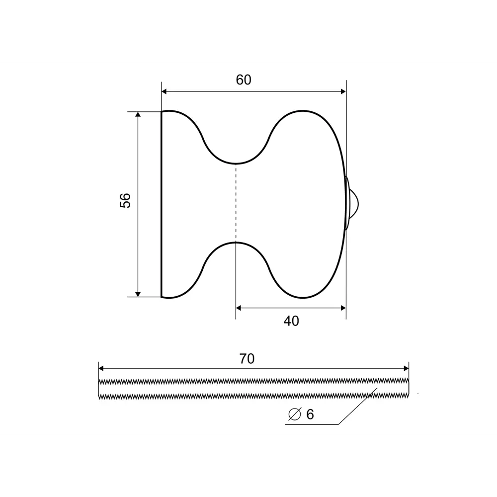 Фото 4 Ручка дверная деревянная Palladium МС 1-1 светлая Фото 4 Ручка дверная деревянная Palladium МС 1-1 светлая