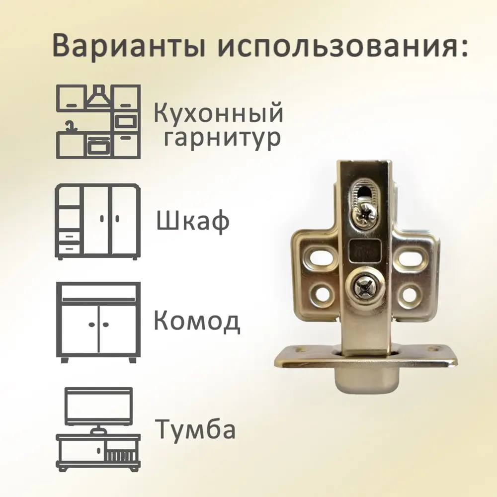 Фото 3 Петля накладная с доводчиком Элимет 10 шт быстрого монтажа Фото 3 Петля накладная с доводчиком Элимет 10 шт быстрого монтажа