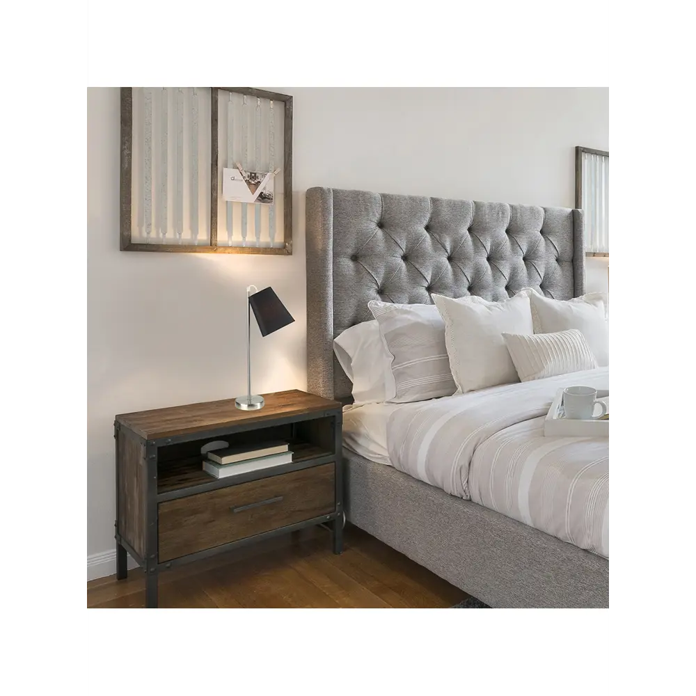 Фото 3 Настольная лампа Escada 10185/l black цвет серый/серебристый Фото 3 Настольная лампа Escada 10185/l black цвет серый/серебристый