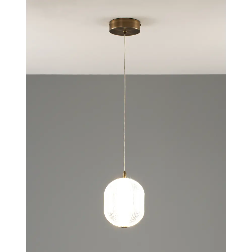 Фото 10 Светильник подвесной светодиодный Moderli Amber V10711-PL 5 м² нейтральный белый свет цвет жёлтый/золотой Фото 10 Светильник подвесной светодиодный Moderli Amber V10711-PL 5 м² нейтральный белый свет цвет жёлтый/золотой