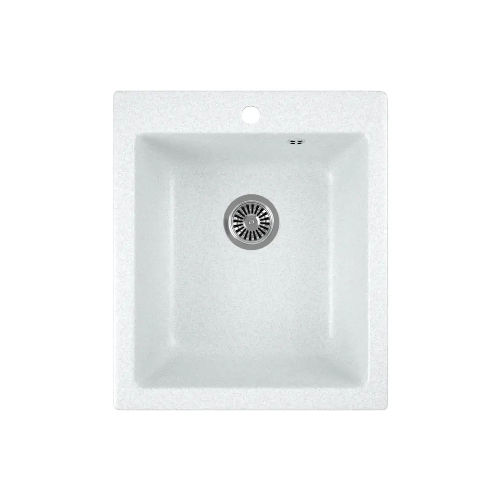 Фото 2 Мойка кухонная GreenStone 41.50x49 см GRS-17-331 цвет белый Фото 2 Мойка кухонная GreenStone 41.50x49 см GRS-17-331 цвет белый