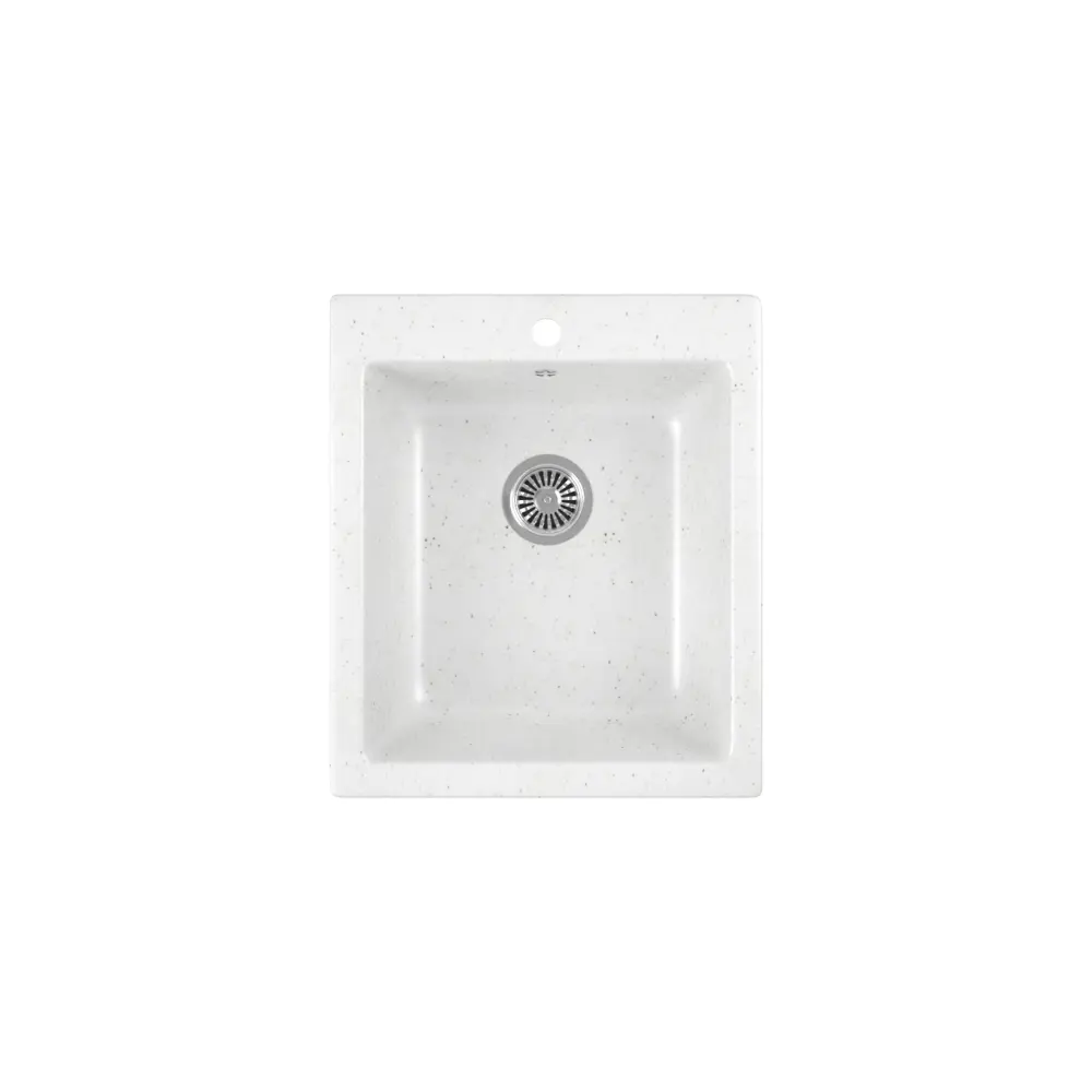 Фото Мойка кухонная GreenStone 41.50x49 см GRS-17-331 цвет белый Фото Мойка кухонная GreenStone 41.50x49 см GRS-17-331 цвет белый